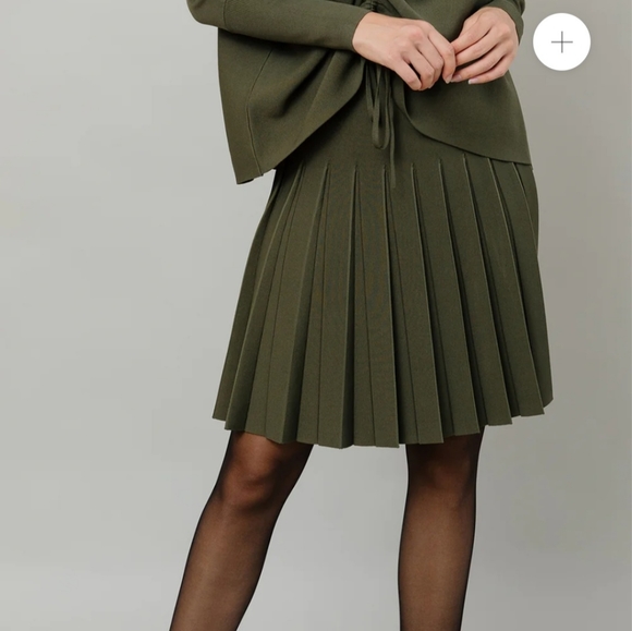 Apparalel Dresses & Skirts - Apparalel Infinitiy skirt in basil Small long (25 inches)